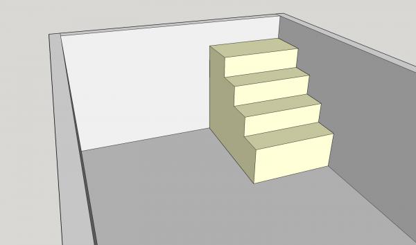 Treppe breit (100 cm)